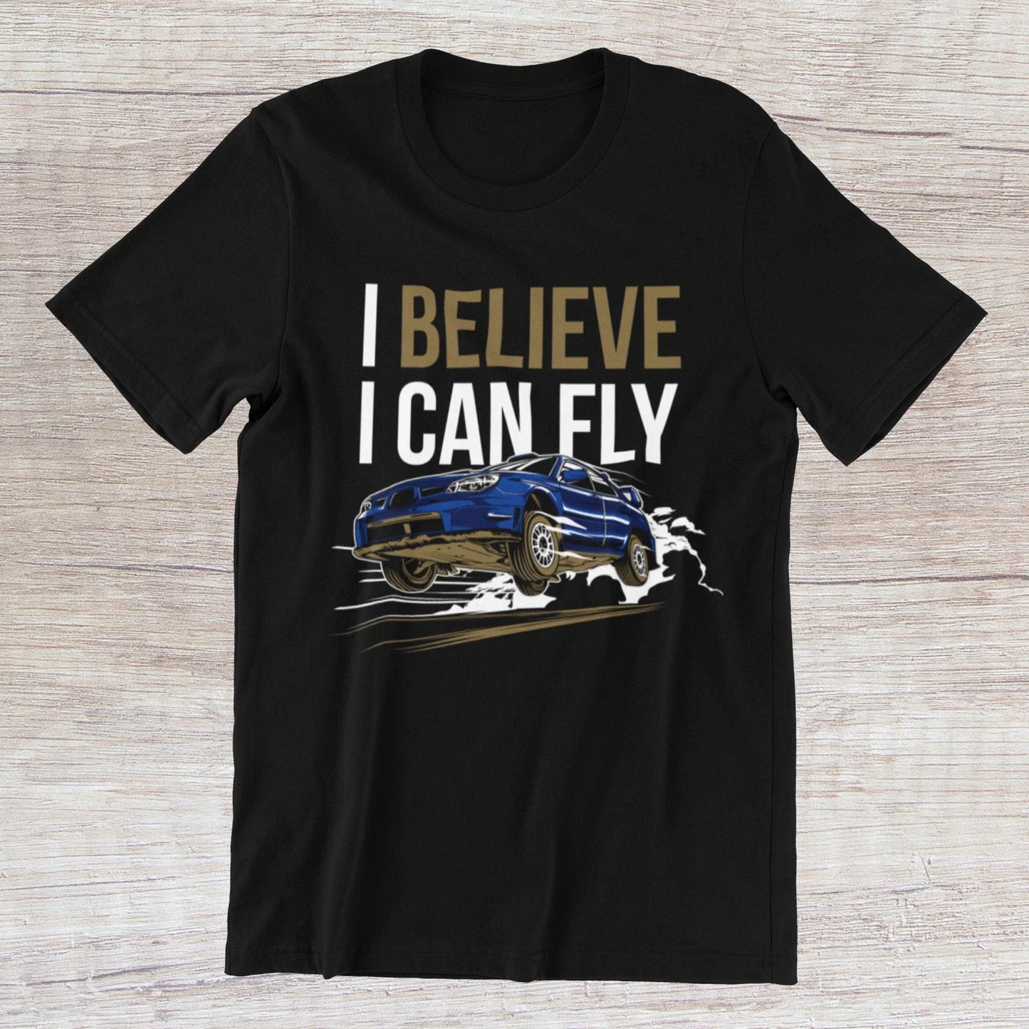 Subaru Impreza WRX STi JDM Custom Car Garage on Ring - Adult & Kids T-Shirts, Sweatshirts & Hoodies apparel design preview 1