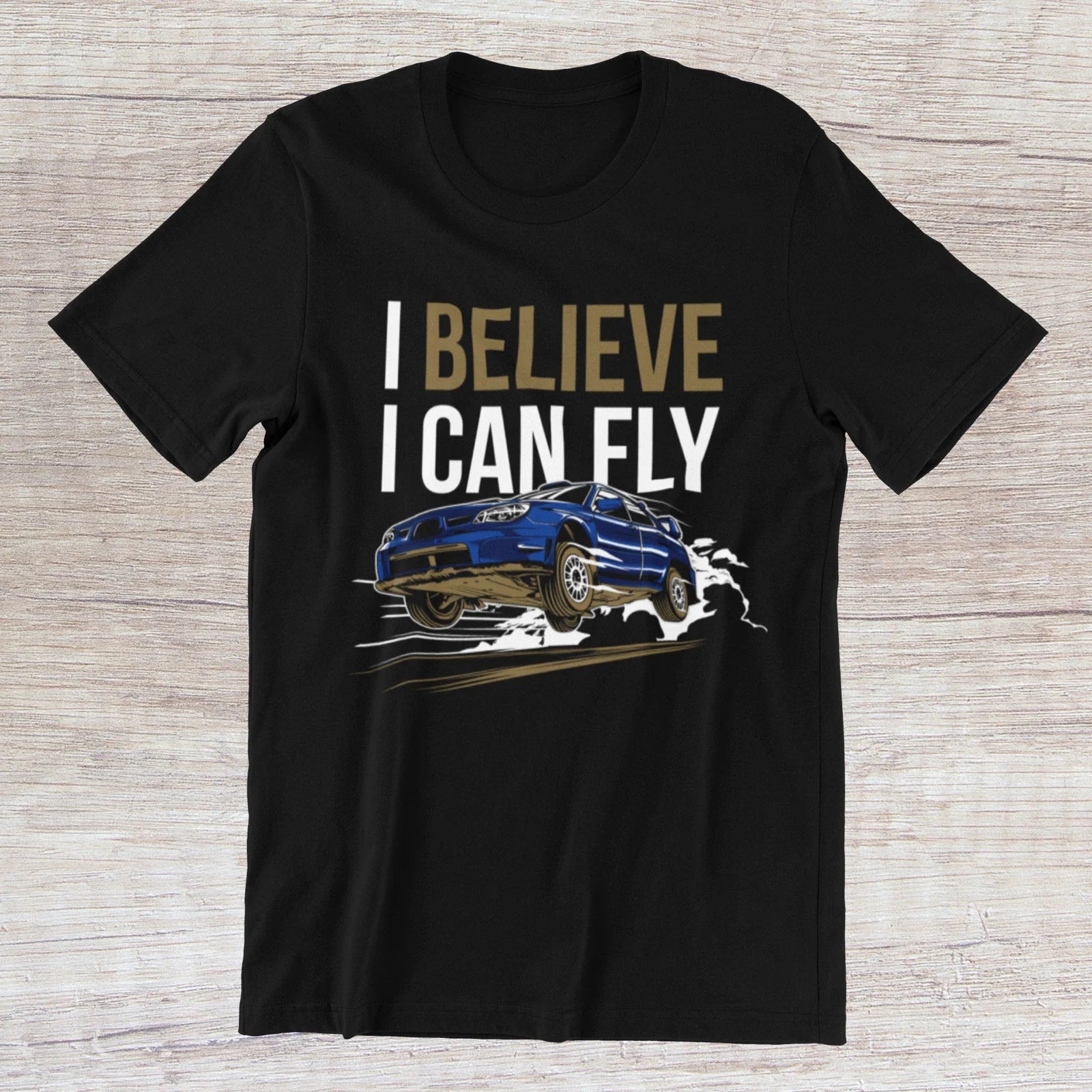 Subaru Impreza WRX STi JDM Custom Car Garage on Ring - Adult & Kids T-Shirts, Sweatshirts & Hoodies apparel design preview 1
