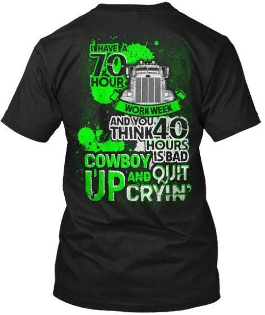 Truck Driver 70 Hour Trucker I Have A Work Week And - Adult & Kids T-Shirts, Sweatshirts & Hoodies apparel design preview 1