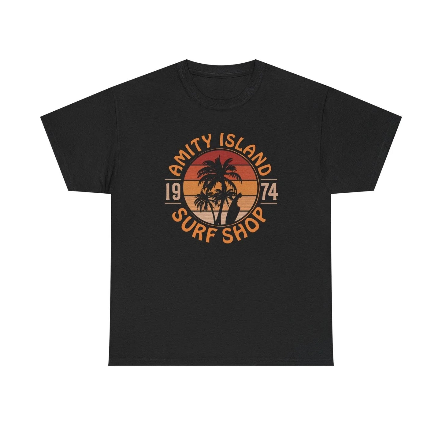 Amity Island Surf Shop Vintage 1974 - Adult & Kids T-Shirts, Sweatshirts & Hoodies apparel design preview 1