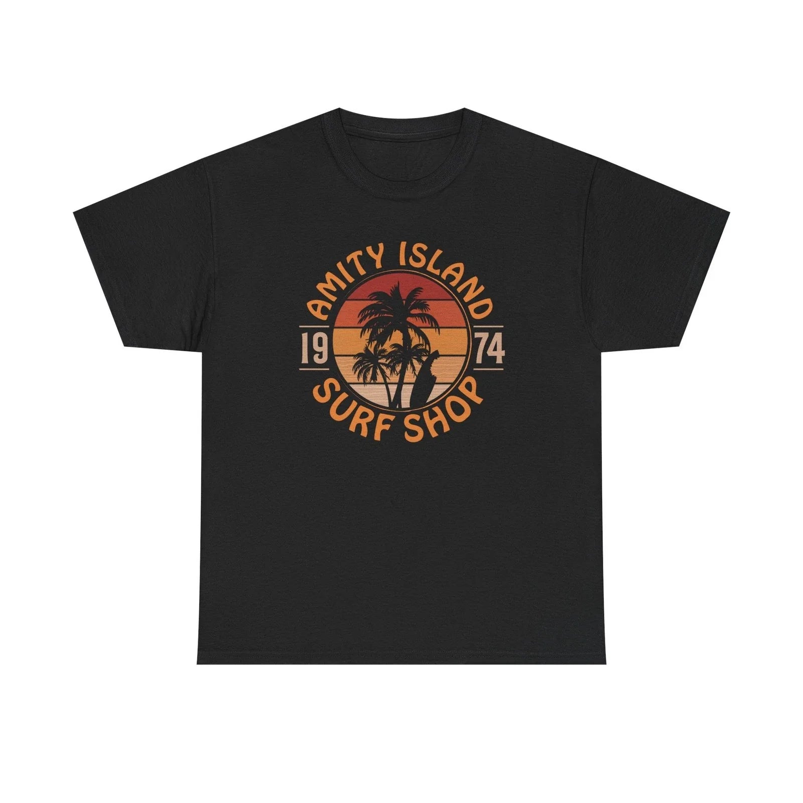 Amity Island Surf Shop Vintage 1974 - Adult & Kids T-Shirts, Sweatshirts & Hoodies apparel design preview 1