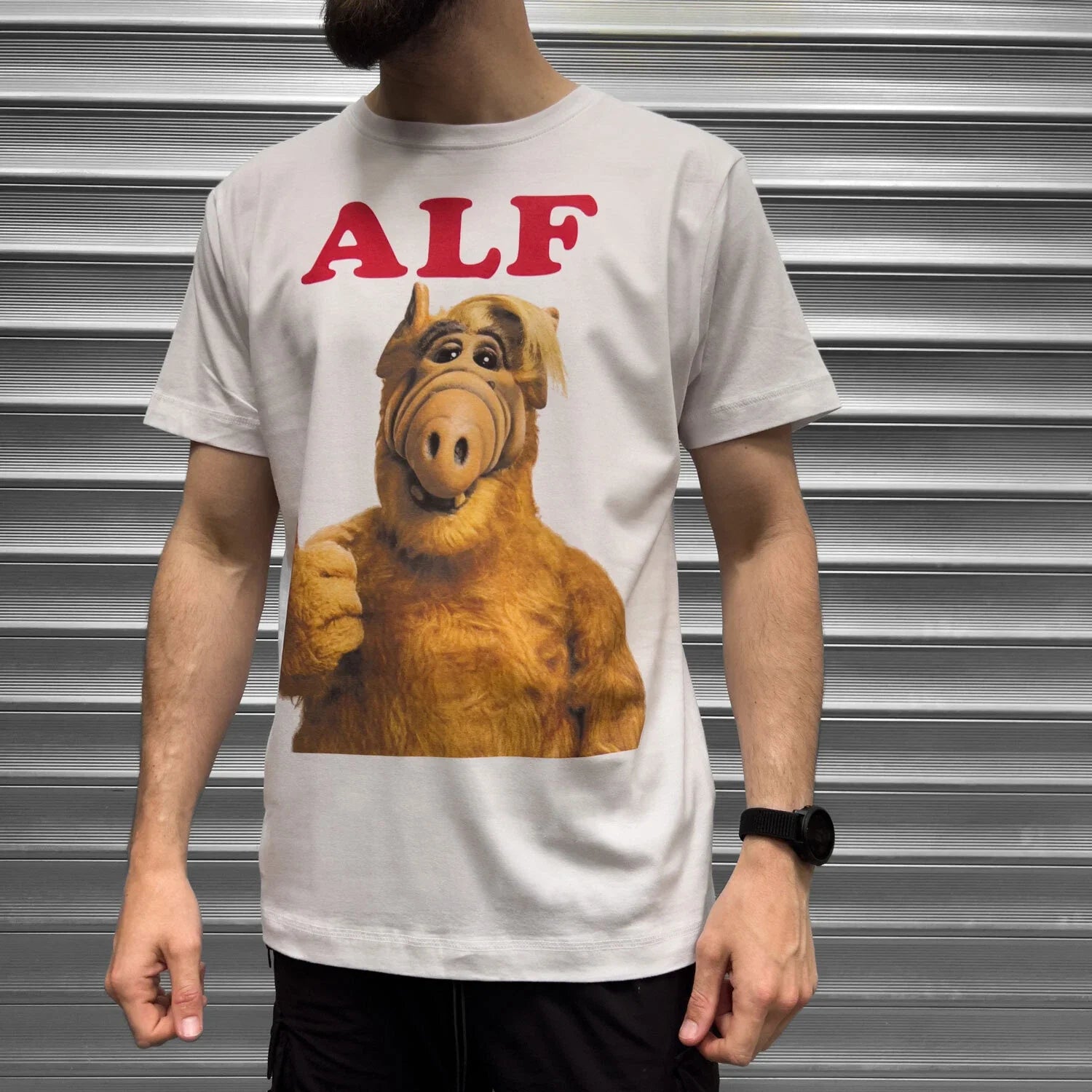 Mens ALF 80's Icon Vintage Retro TV No Problem Melmac - Adult & Kids T-Shirts, Sweatshirts & Hoodies apparel design preview 1