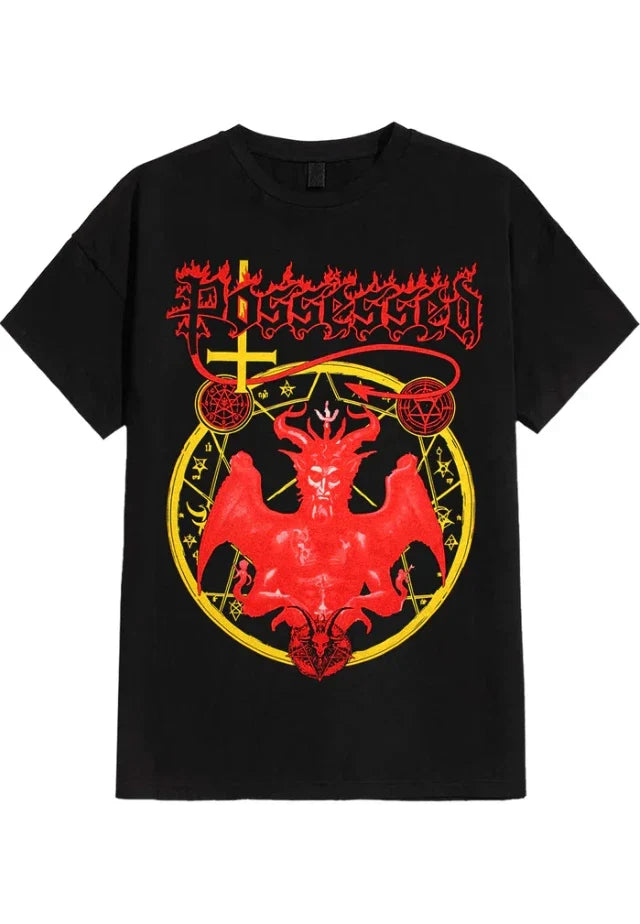 Possessed Red Devil: Infernal Darkness Vintage Series - Adult & Kids T-Shirts, Sweatshirts & Hoodies apparel design preview 1