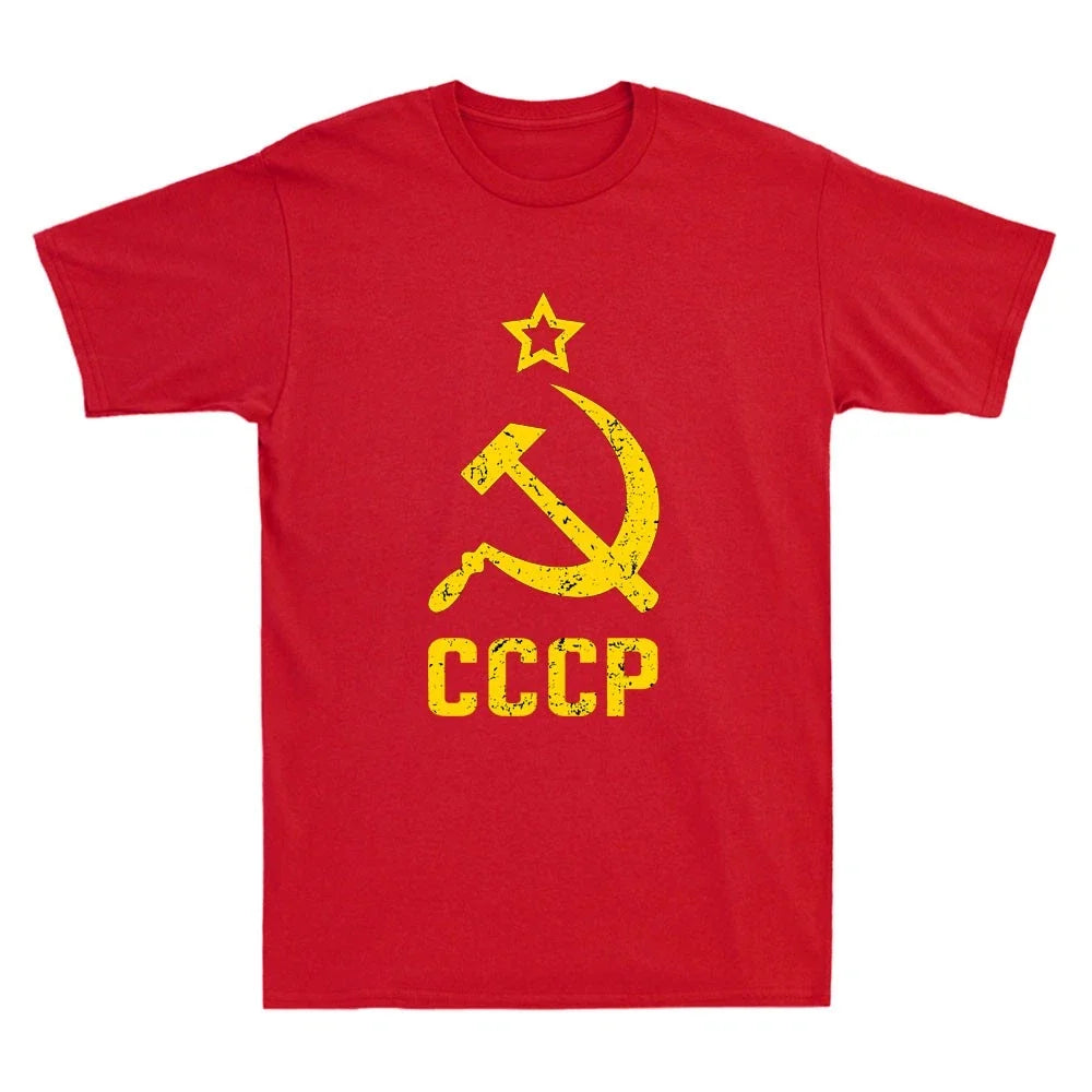 CCCP USSR HAMMER &SICKLE FLAG KGB Political Soviet - Adult & Kids T-Shirts, Sweatshirts & Hoodies apparel design preview 1