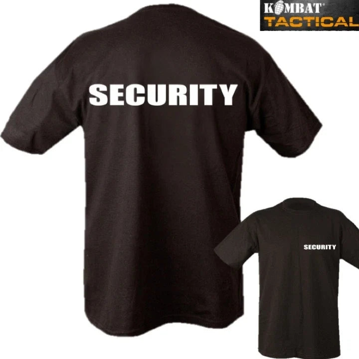 SECURITY 2 SIDED PRINT MENS S-2XL 100% COTTON DOORMAN - Adult & Kids T-Shirts, Sweatshirts & Hoodies apparel design preview 1