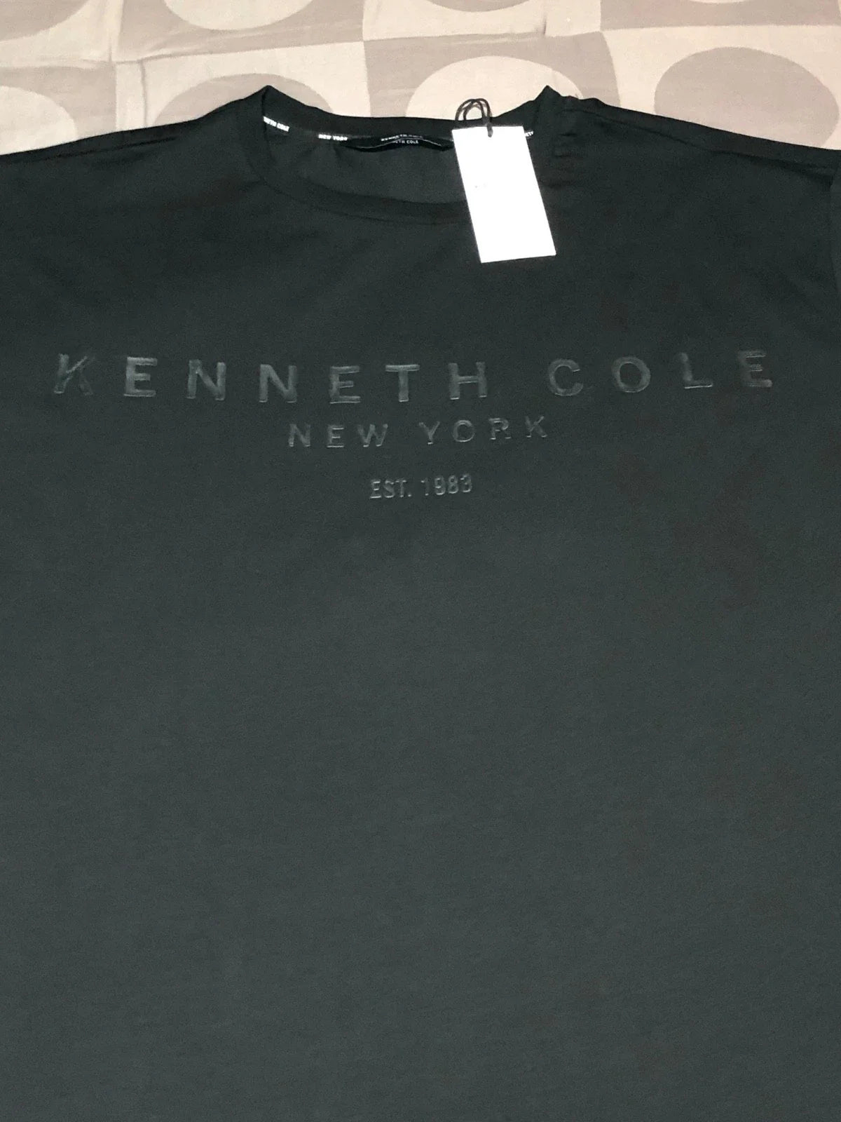 KENNETH COLE Men's Big Tall Black Graphic S/S Crew - Adult & Kids T-Shirts, Sweatshirts & Hoodies apparel design preview 1