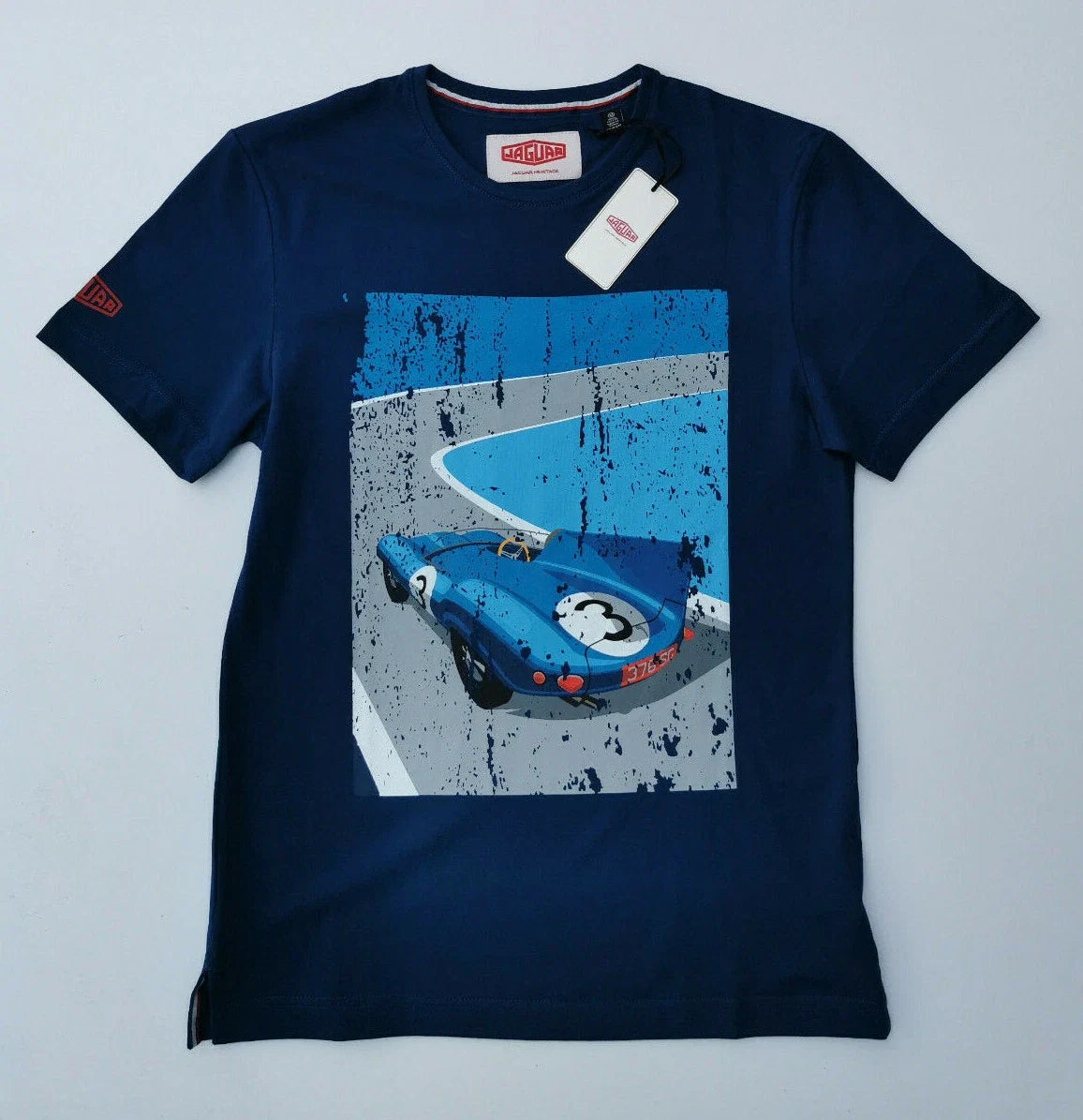 Genuine Jaguar D-Type Le Mans Winner 3 1957 Graphic - Adult & Kids T-Shirts, Sweatshirts & Hoodies apparel design preview 1