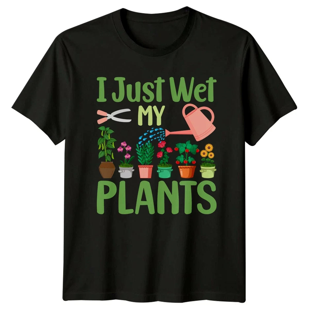 I Just Wet My Plants Indoor Gardening Gift For Him - Adult & Kids T-Shirts, Sweatshirts & Hoodies apparel design preview 1