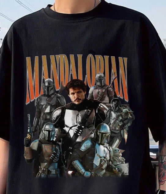90s Vintage Pedro Pascal Tribute Celebrity Graphic - Adult & Kids T-Shirts, Sweatshirts & Hoodies apparel design preview 1