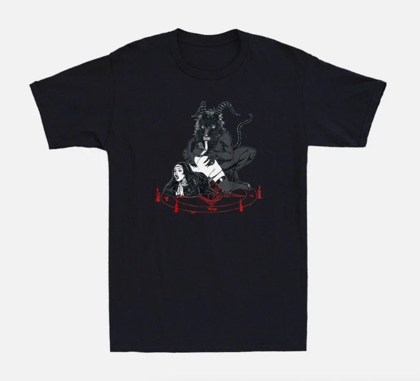Unholy Dirty Nun Satan Is My Daddy Occult Gothic Evil - Adult & Kids T-Shirts, Sweatshirts & Hoodies apparel design preview 1