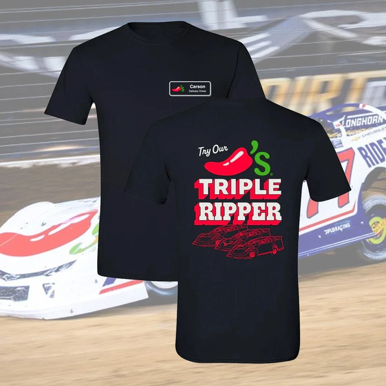 2026 Carson Hocevar #77 Racing Graphic Gift Race Fans - Adult & Kids T-Shirts, Sweatshirts & Hoodies apparel design preview 1