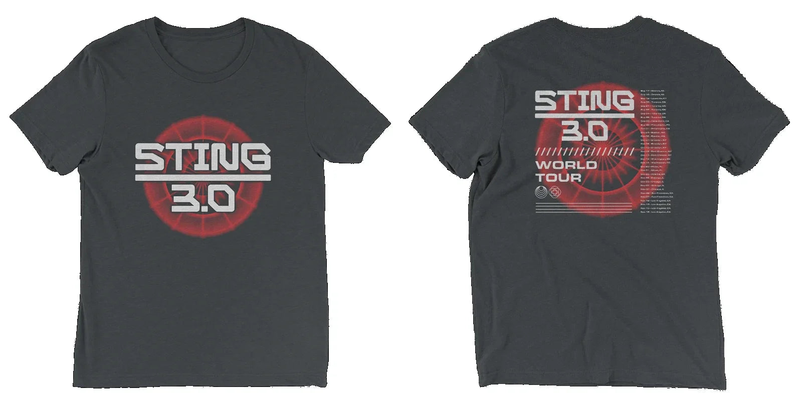 Sting 3.0 World Tour 2026 Graphic Multicolor Short - Adult & Kids T-Shirts, Sweatshirts & Hoodies apparel design preview 1
