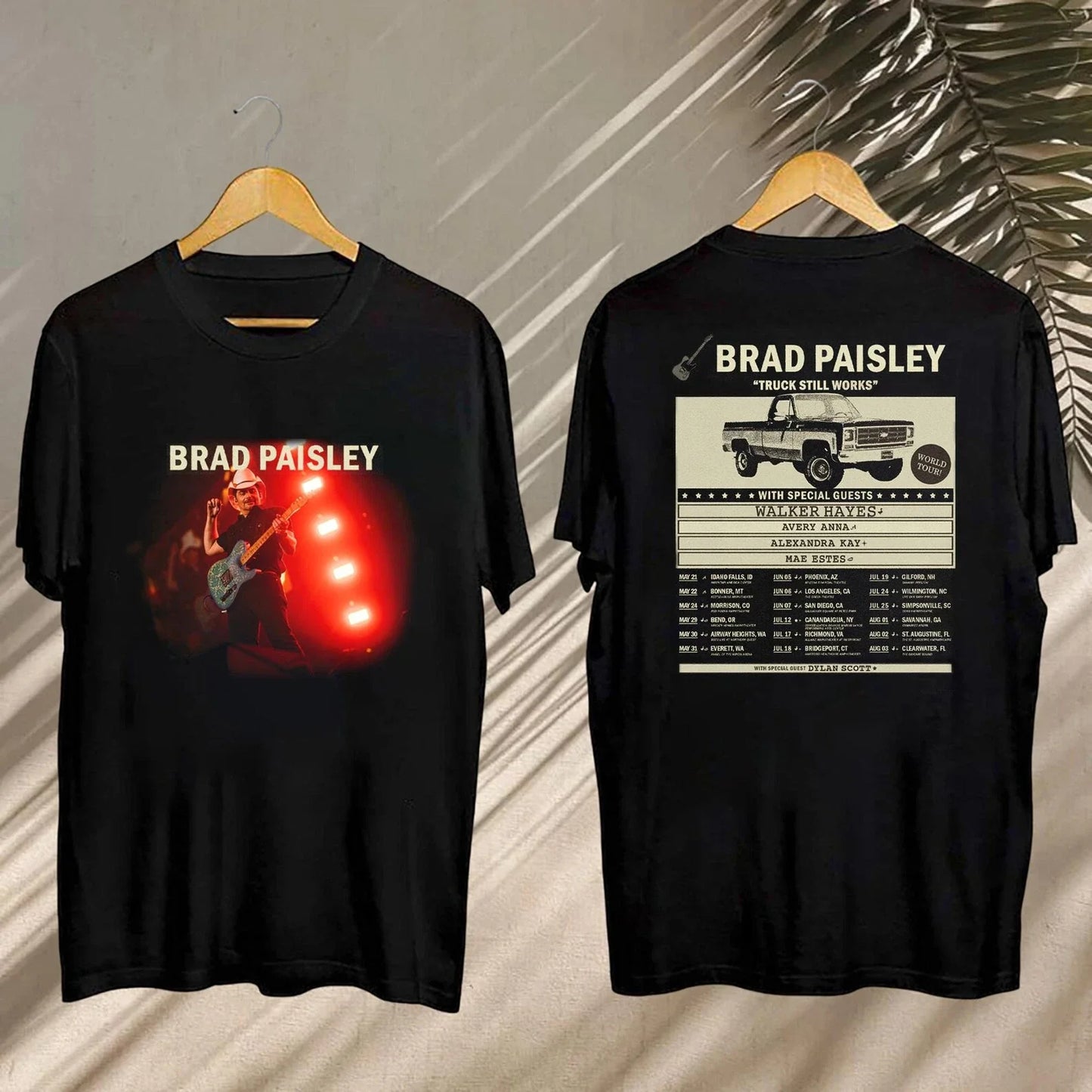 2025 Truck Still Works World Tour Brad Paisley - Adult & Kids T-Shirts, Sweatshirts & Hoodies apparel design preview 1