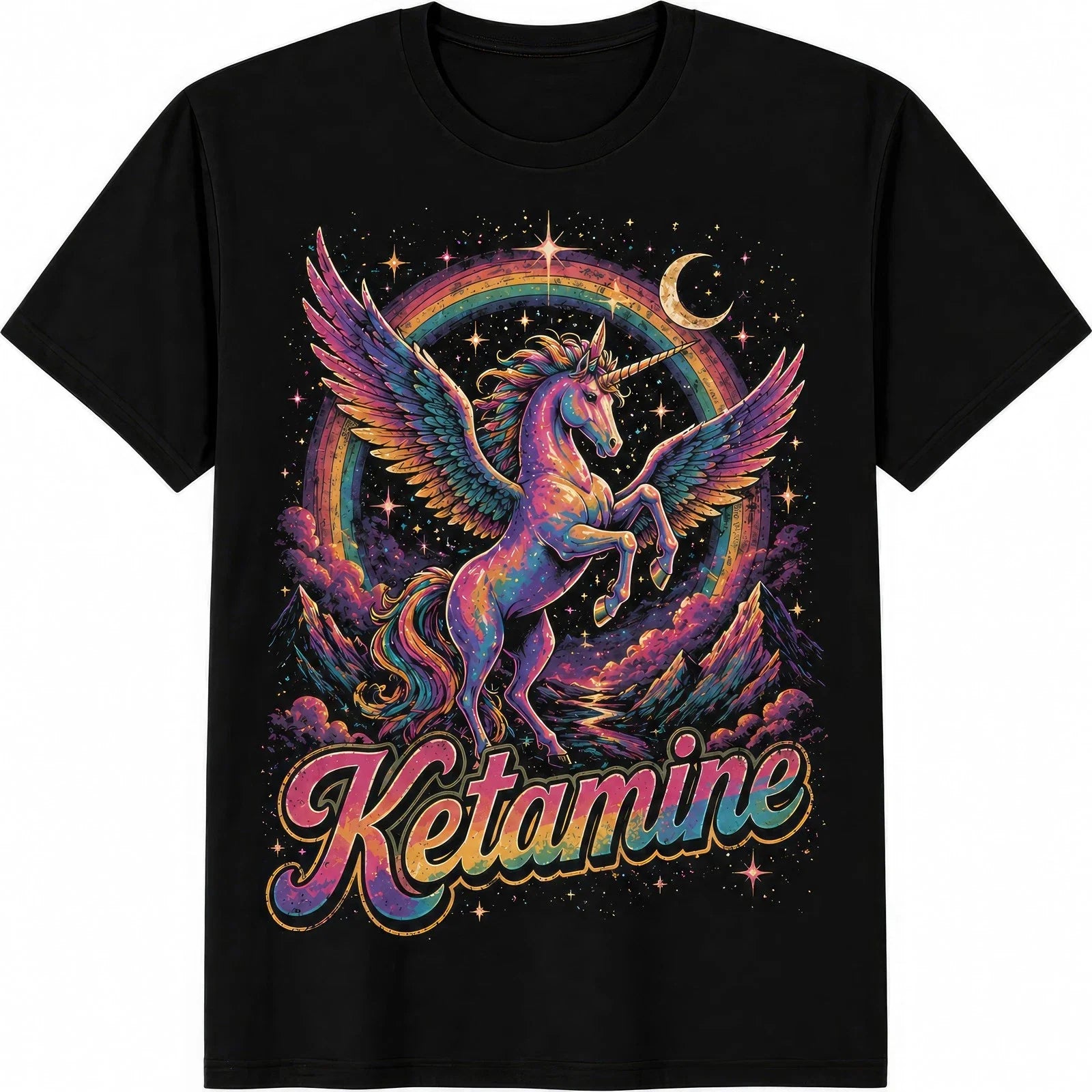 Ketamine Horse Funny Meme Graphic Gift Idea - Adult & Kids T-Shirts, Sweatshirts & Hoodies apparel design preview 1