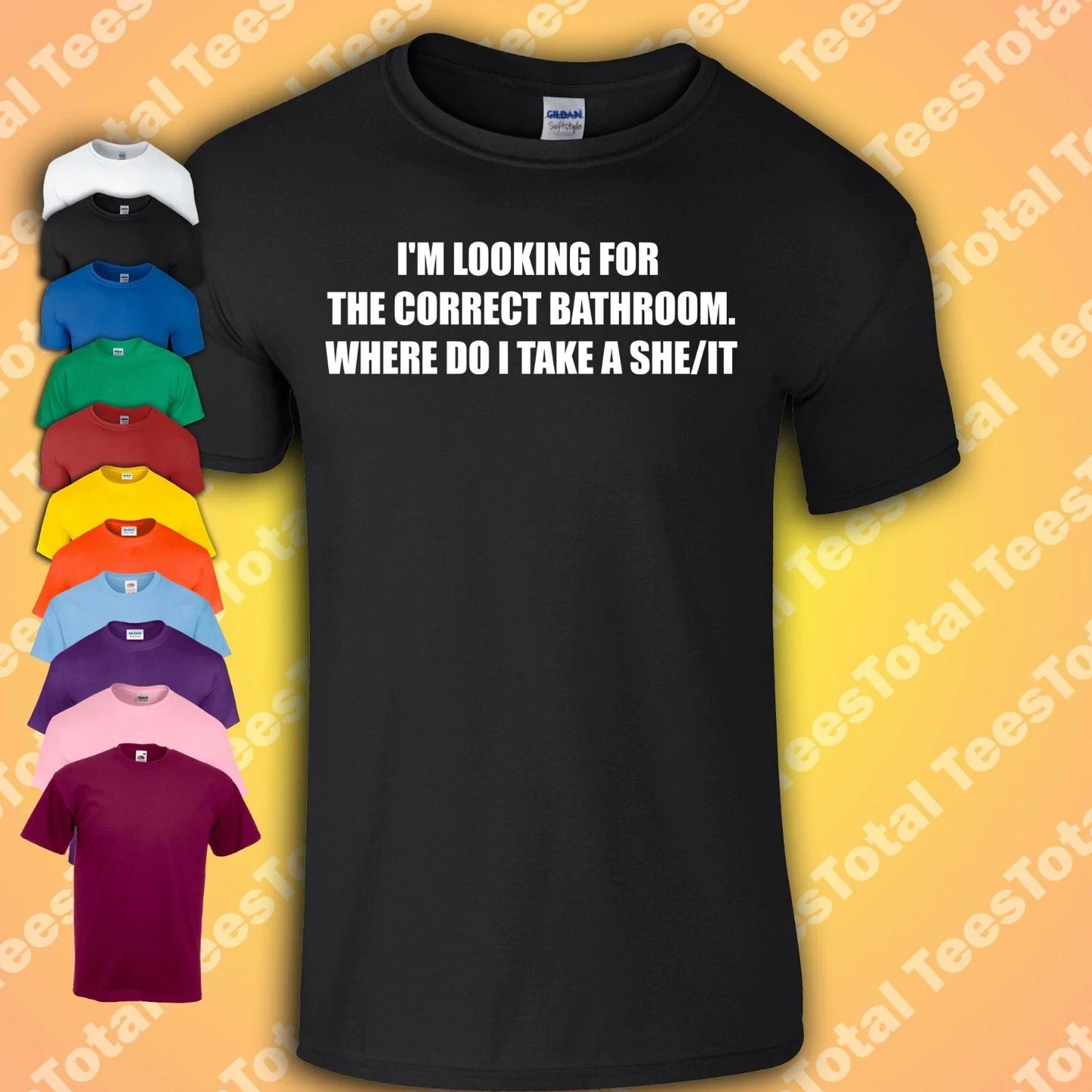 I'm Looking For The Correct Bathroom Funny Culture - Adult & Kids T-Shirts, Sweatshirts & Hoodies apparel design preview 1