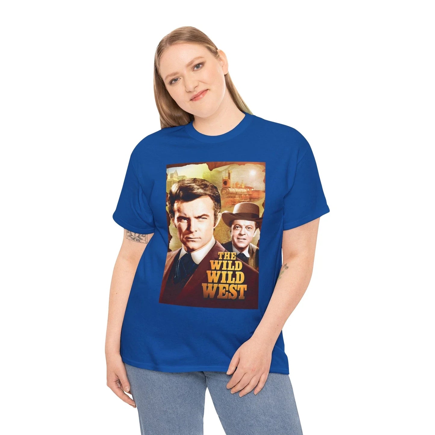 The Wild West TV (1965-69) Sci-Fi Western Robert - Adult & Kids T-Shirts, Sweatshirts & Hoodies apparel design preview 1