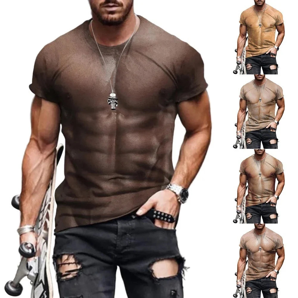 Funny Muscle Printed Humor 95% Polyester Fabric - Adult & Kids T-Shirts, Sweatshirts & Hoodies apparel design preview 1