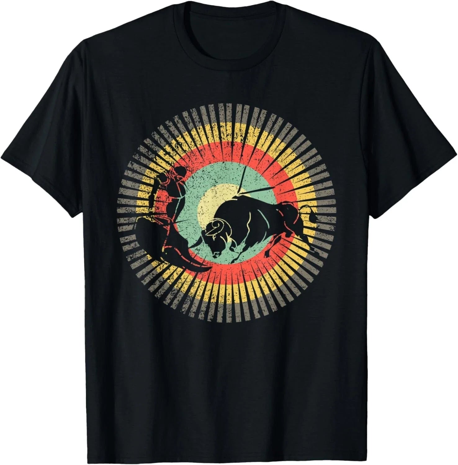 Vintage BullFighting Retro 70s Gift - Adult & Kids T-Shirts, Sweatshirts & Hoodies apparel design preview 1