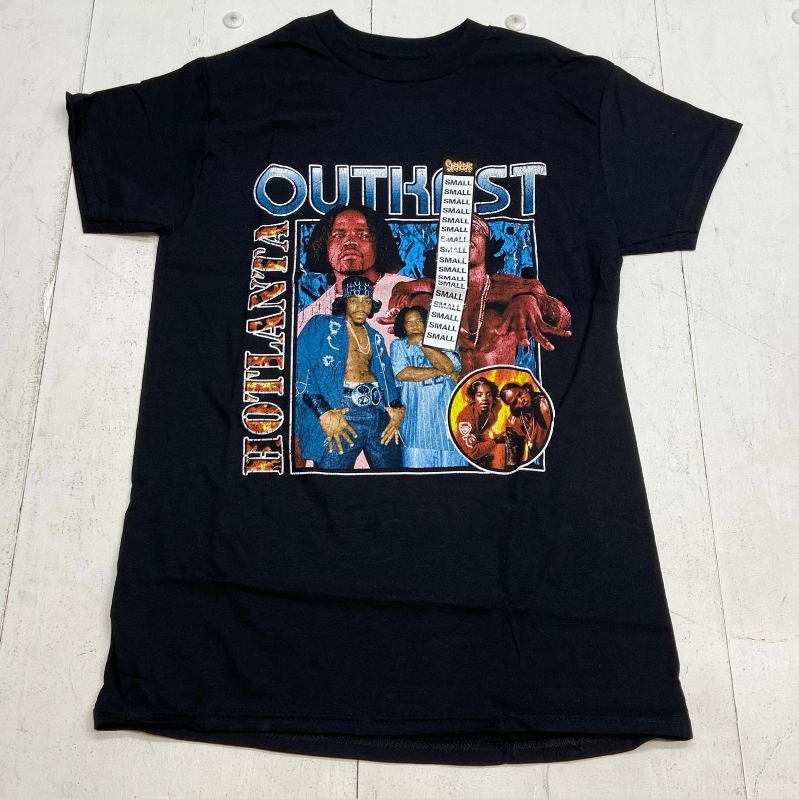 OutKast Black Graphic HotLanta Short Sleeve Adult - Adult & Kids T-Shirts, Sweatshirts & Hoodies apparel design preview 1