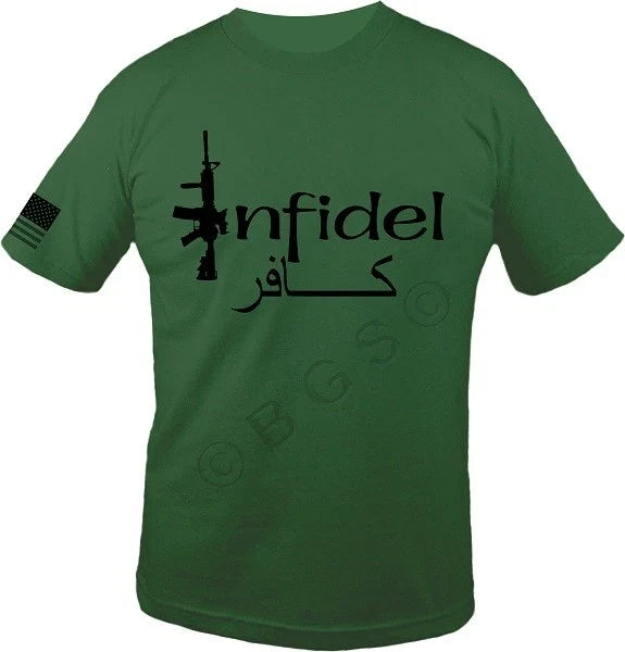 INFIDEL Navy Seals Delta Force Spec Ops SHORT SLEEVE - Adult & Kids T-Shirts, Sweatshirts & Hoodies apparel design preview 1