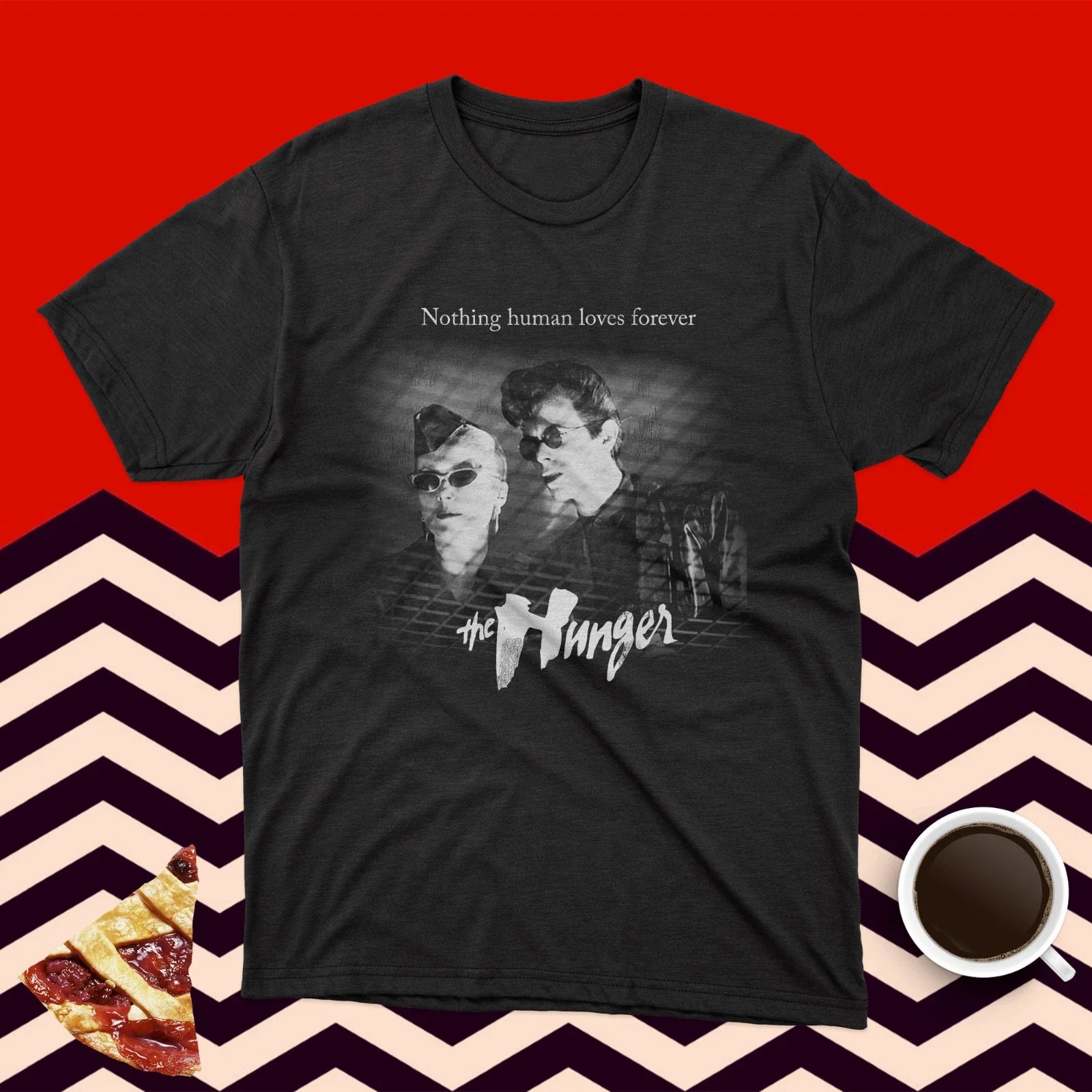 The Hunger 80s Vintage - Adult & Kids T-Shirts, Sweatshirts & Hoodies apparel design preview 1