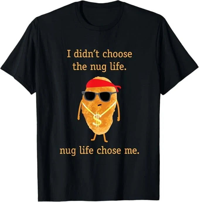 Funny Nugget Nug Life, Chicken - Adult & Kids T-Shirts, Sweatshirts & Hoodies apparel design preview 1