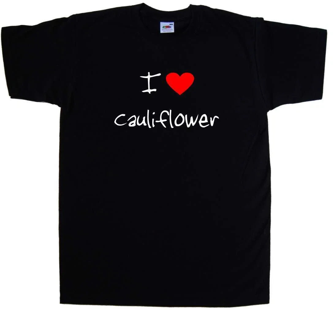 I Love Heart Cauliflower - Adult & Kids T-Shirts, Sweatshirts & Hoodies apparel design preview 1