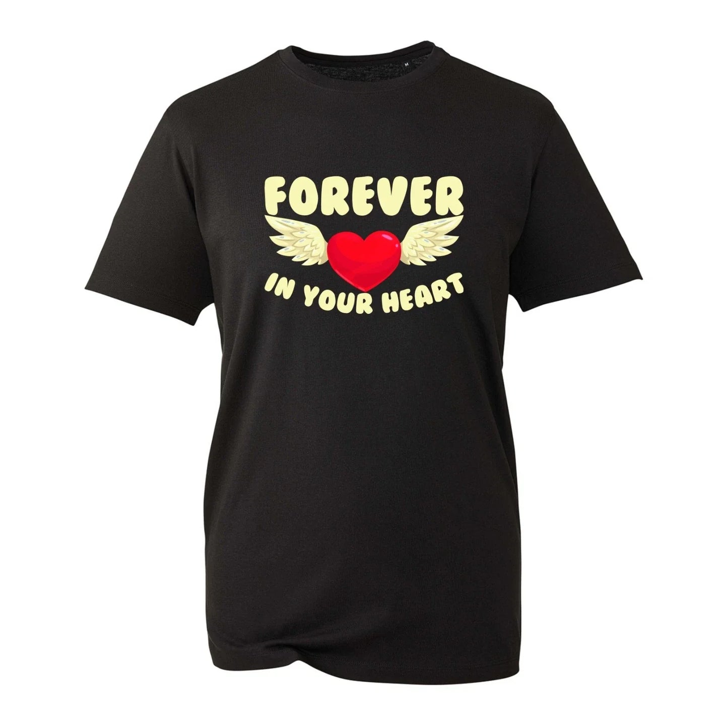 Forever In Your Heart Happy Valentine's Day Couple - Adult & Kids T-Shirts, Sweatshirts & Hoodies apparel design preview 1