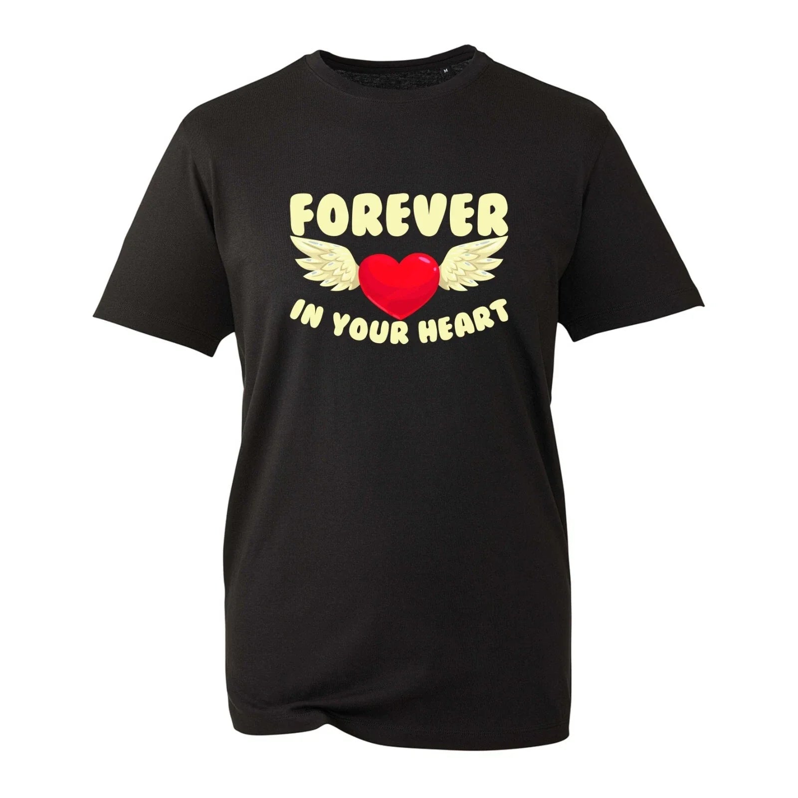 Forever In Your Heart Happy Valentine's Day Couple - Adult & Kids T-Shirts, Sweatshirts & Hoodies apparel design preview 1
