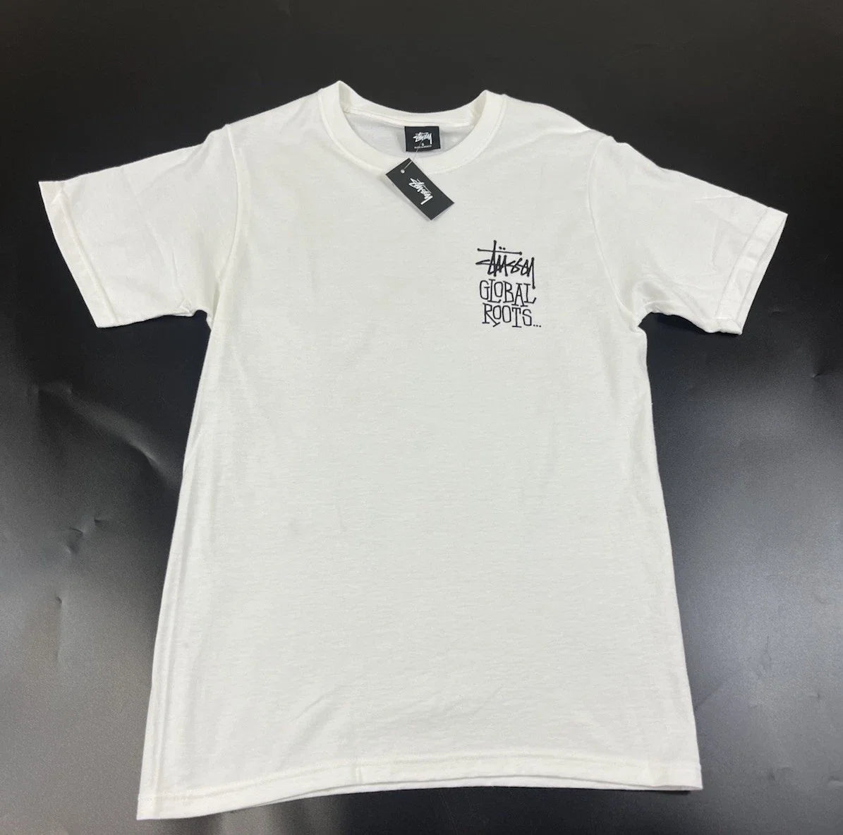 Stüssy Global Roots White - Adult & Kids T-Shirts, Sweatshirts & Hoodies apparel design preview 1