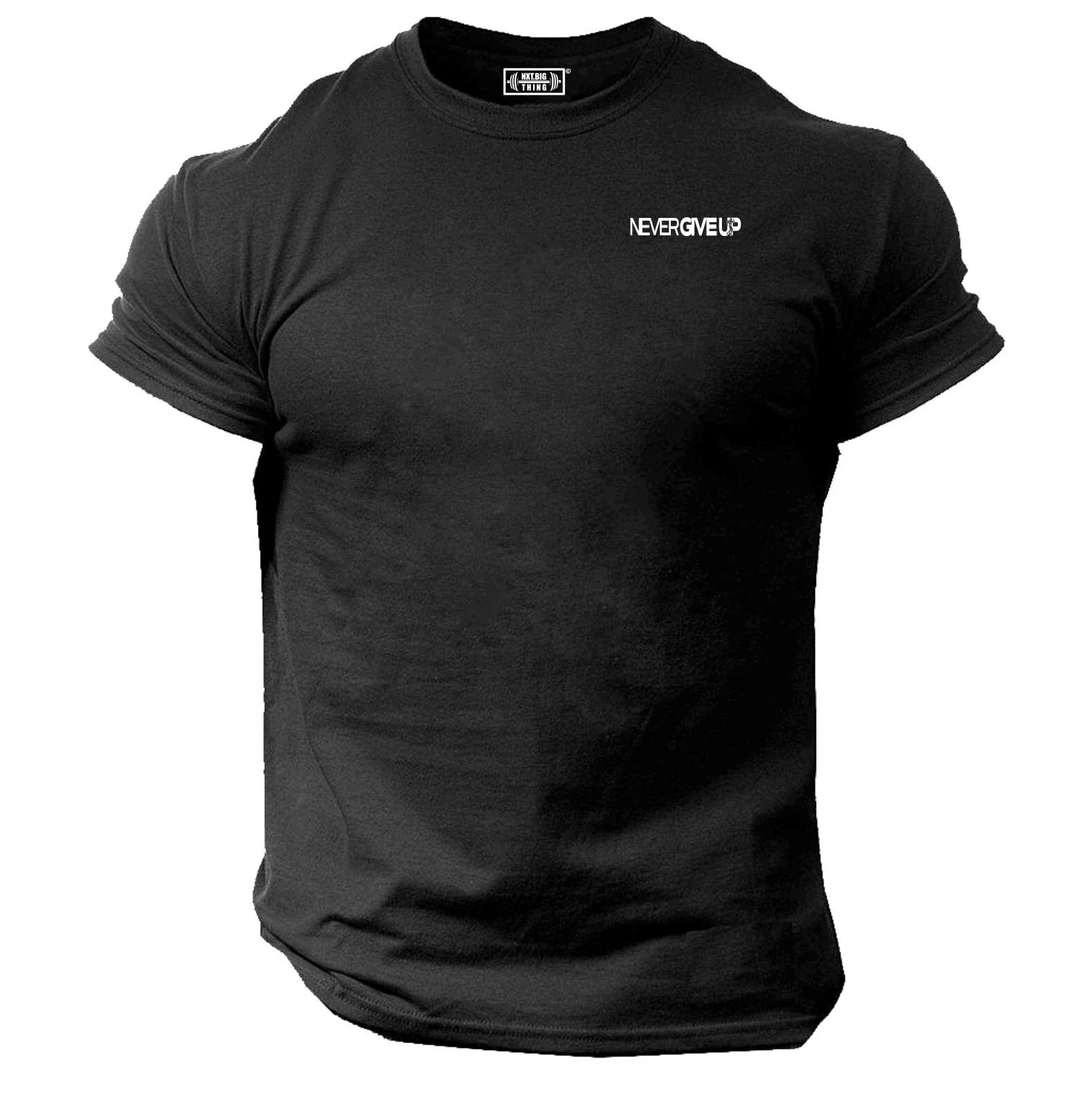 Never Give Up Pocket Gym Clothing Bodybuilding - Adult & Kids T-Shirts, Sweatshirts & Hoodies apparel design preview 1