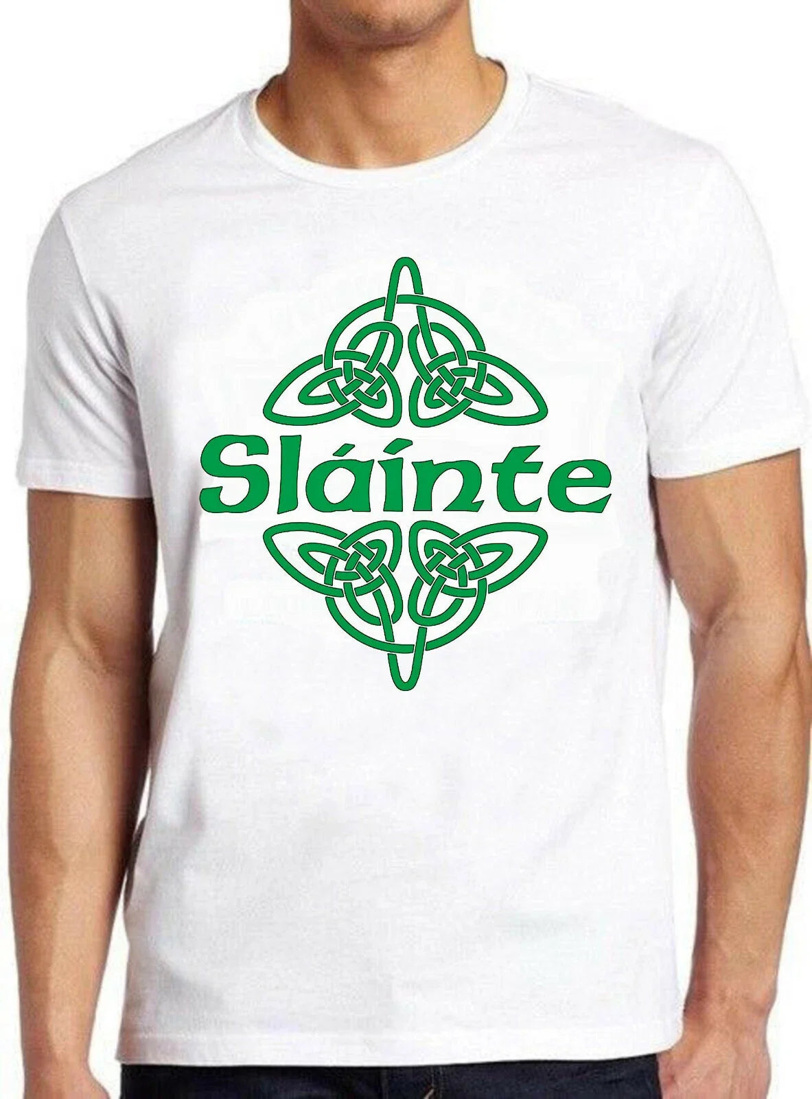 Slainte Irish St. Patrick's Day Shamrock Meme Cult - Adult & Kids T-Shirts, Sweatshirts & Hoodies apparel design preview 1