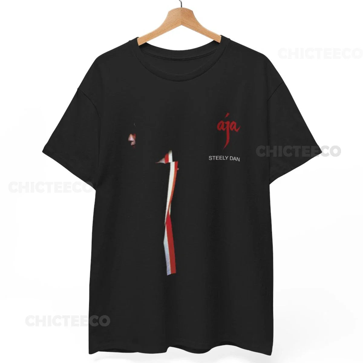 Steely Dan Aja Album Cover Classic Rock Music Jazz - Adult & Kids T-Shirts, Sweatshirts & Hoodies apparel design preview 1
