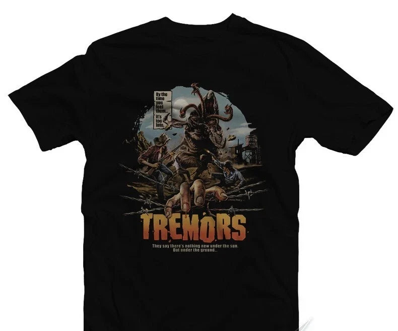 Tremors Movie Classic Retro Vintage Graphic Design - Adult & Kids T-Shirts, Sweatshirts & Hoodies apparel design preview 1