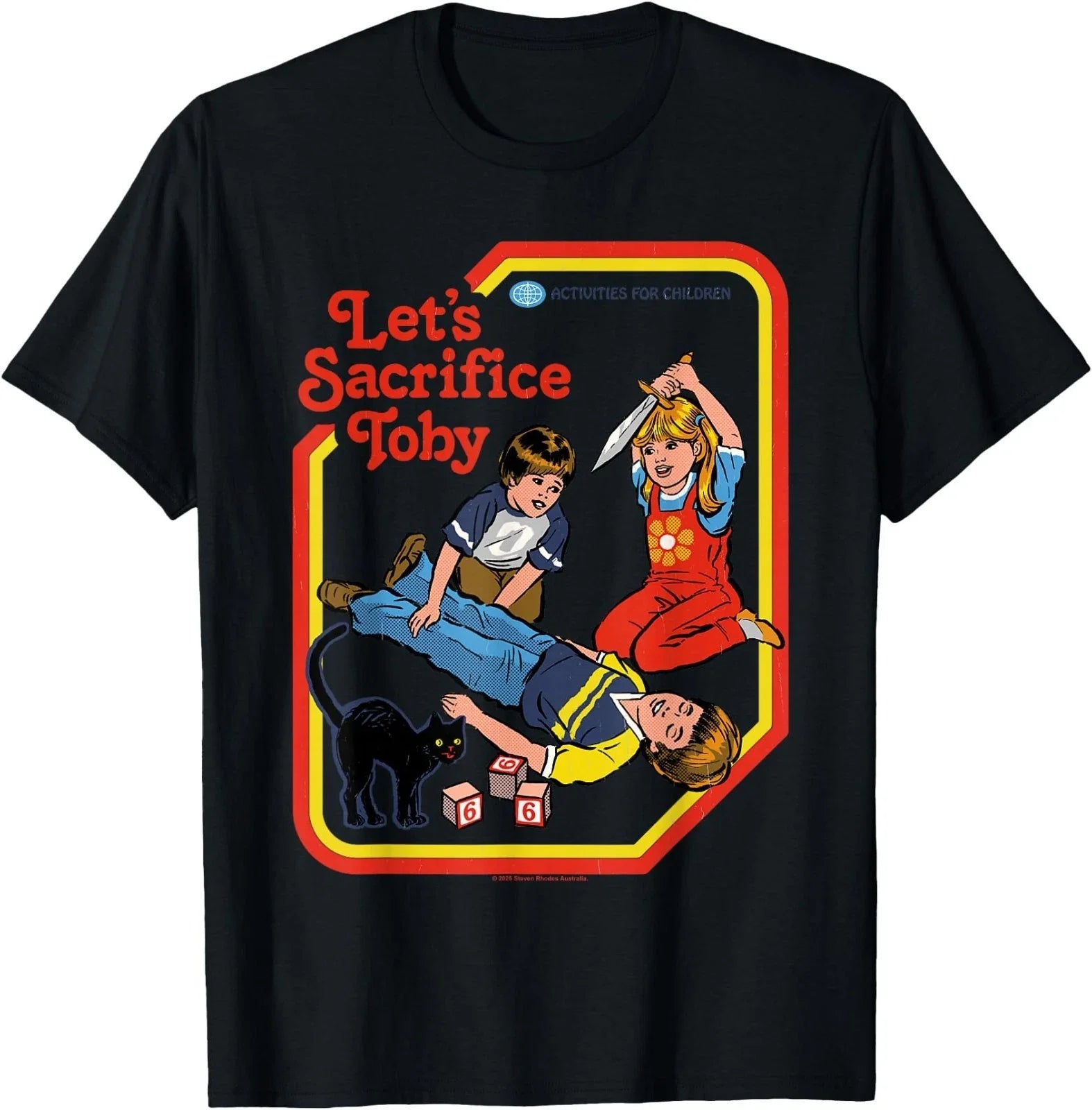 Let's Sacrifice Toby Occult Retro Vintage Funny Adult - Adult & Kids T-Shirts, Sweatshirts & Hoodies apparel design preview 1