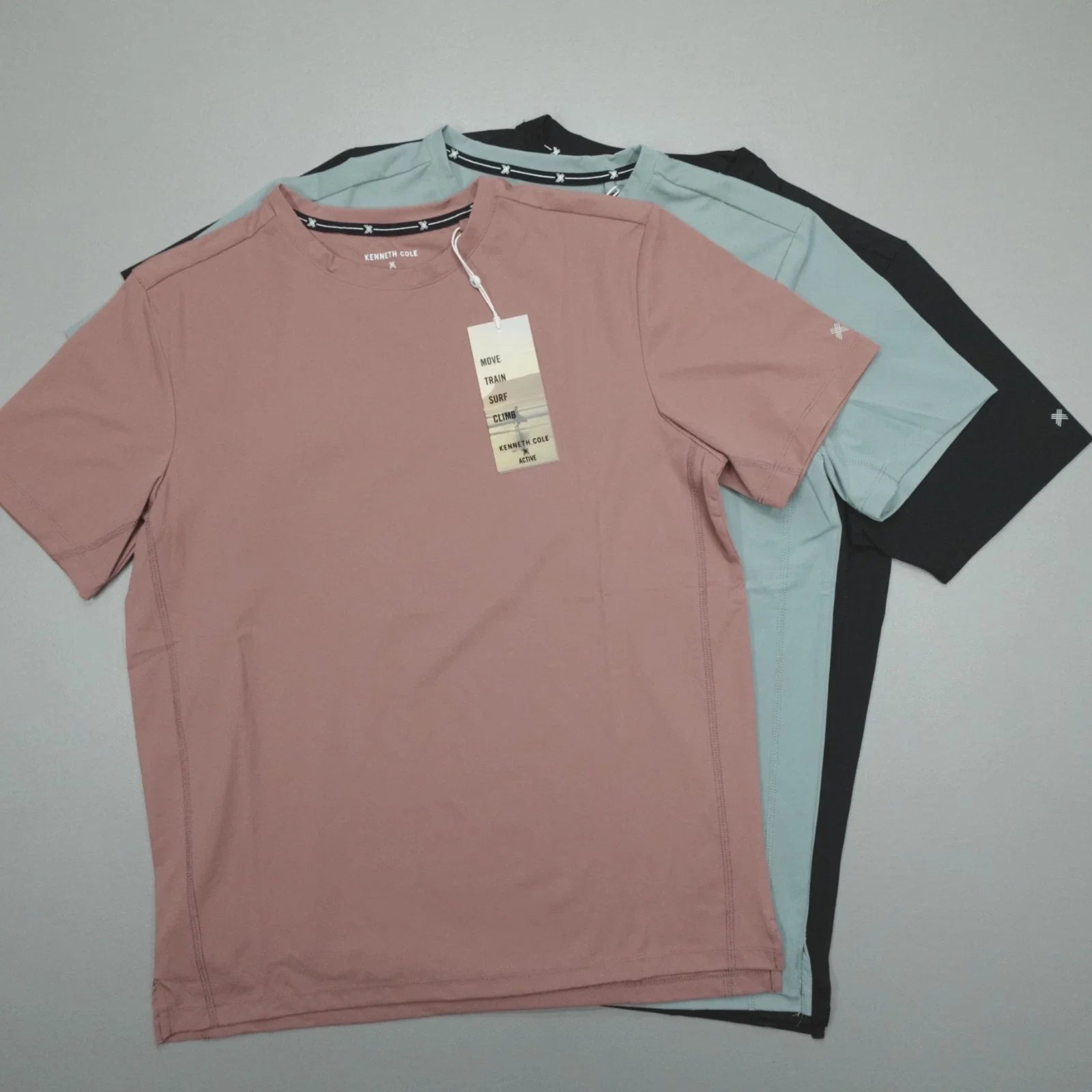 Kenneth Cole Tech Short Sleeve Nylon Stretch Athletic - Adult & Kids T-Shirts, Sweatshirts & Hoodies apparel design preview 1