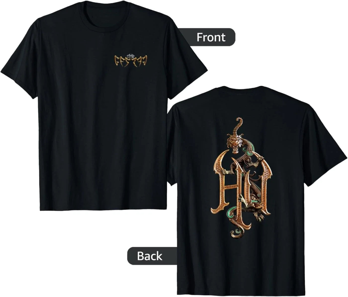 Front Back The Hu Bronzed Logo Gereg - Adult & Kids T-Shirts, Sweatshirts & Hoodies apparel design preview 1