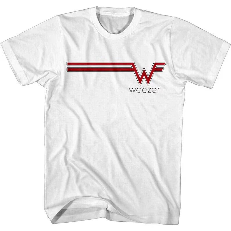 Weezer Band Striped Logo Graphic - Adult & Kids T-Shirts, Sweatshirts & Hoodies apparel design preview 1