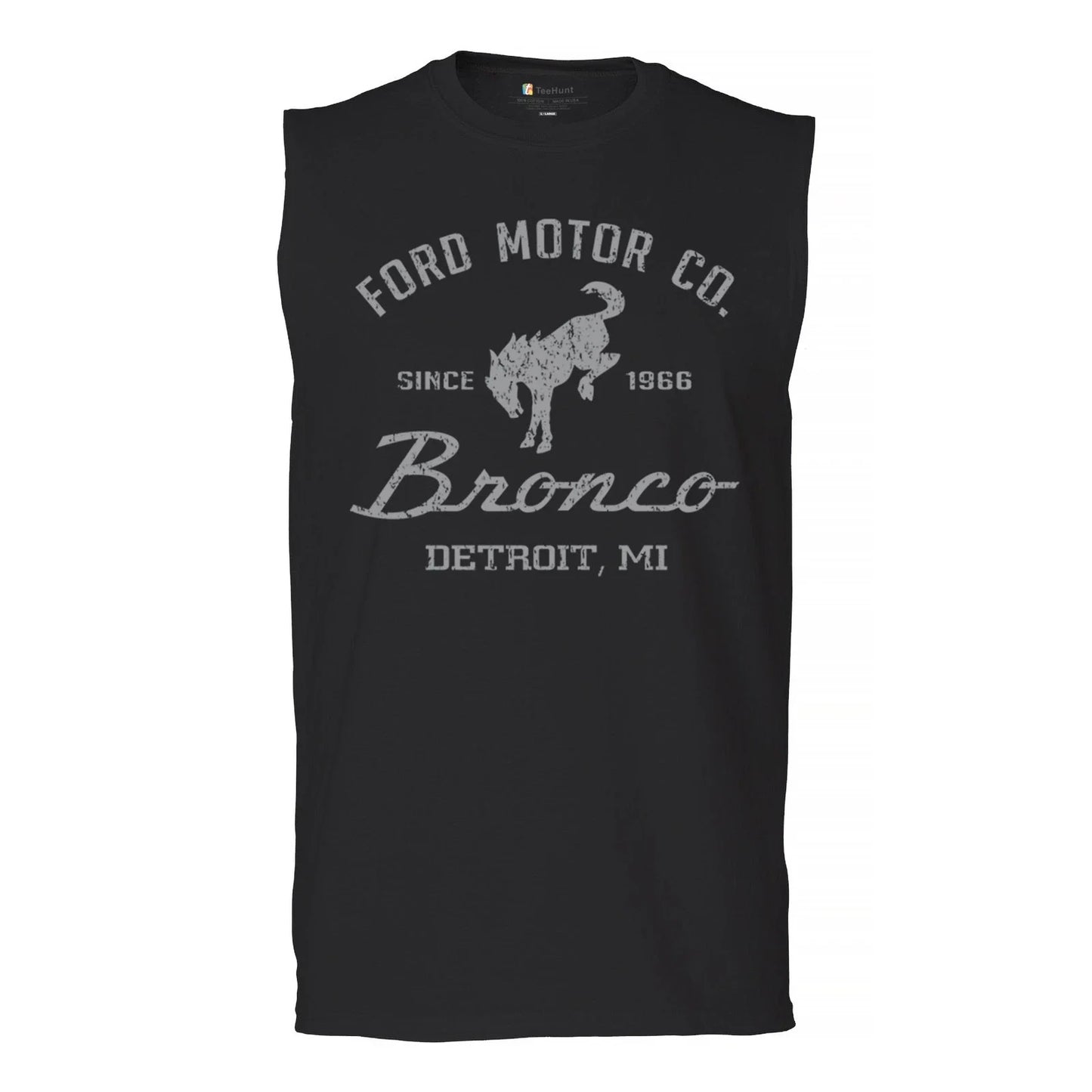 Ford Motor Co Bronco Detroit MI Muscle Retro Truck - Adult & Kids T-Shirts, Sweatshirts & Hoodies apparel design preview 1