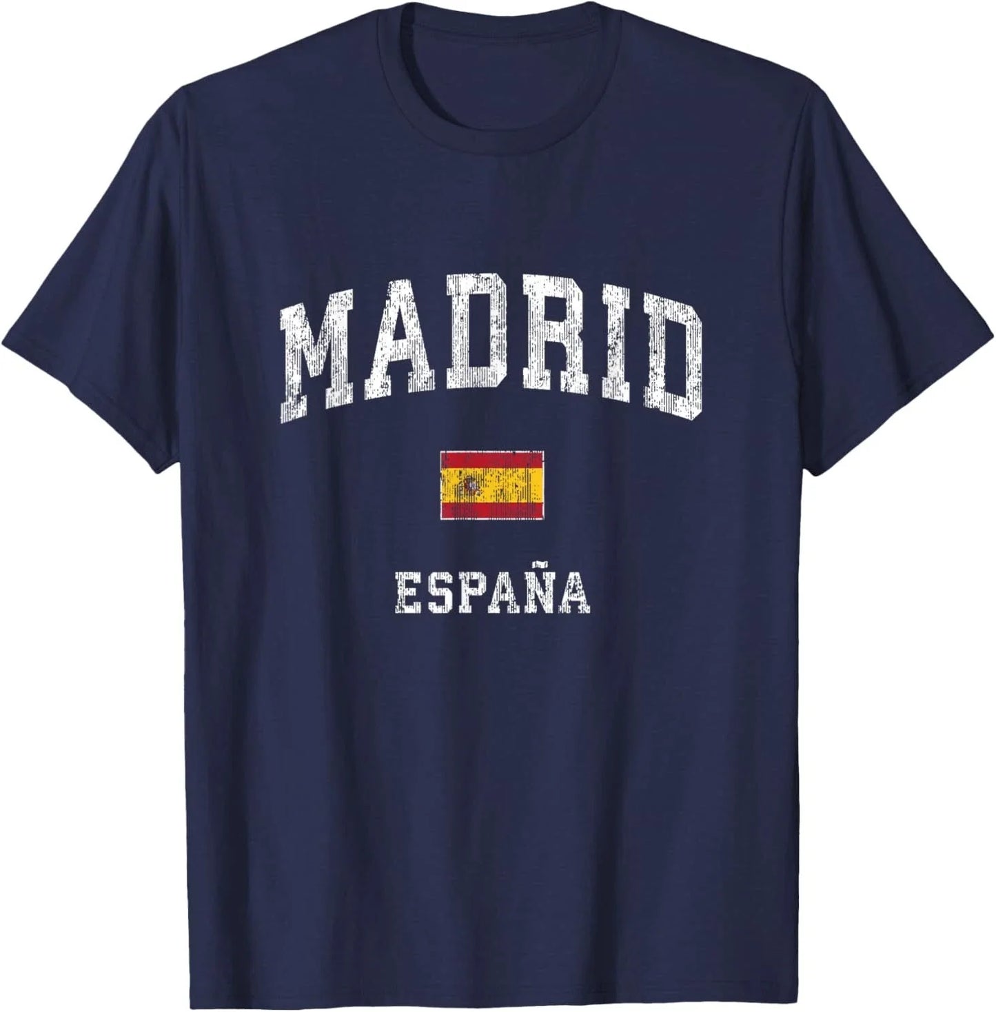 Madrid Spain Espana Vintage Athletic Sports Design - Adult & Kids T-Shirts, Sweatshirts & Hoodies apparel design preview 1