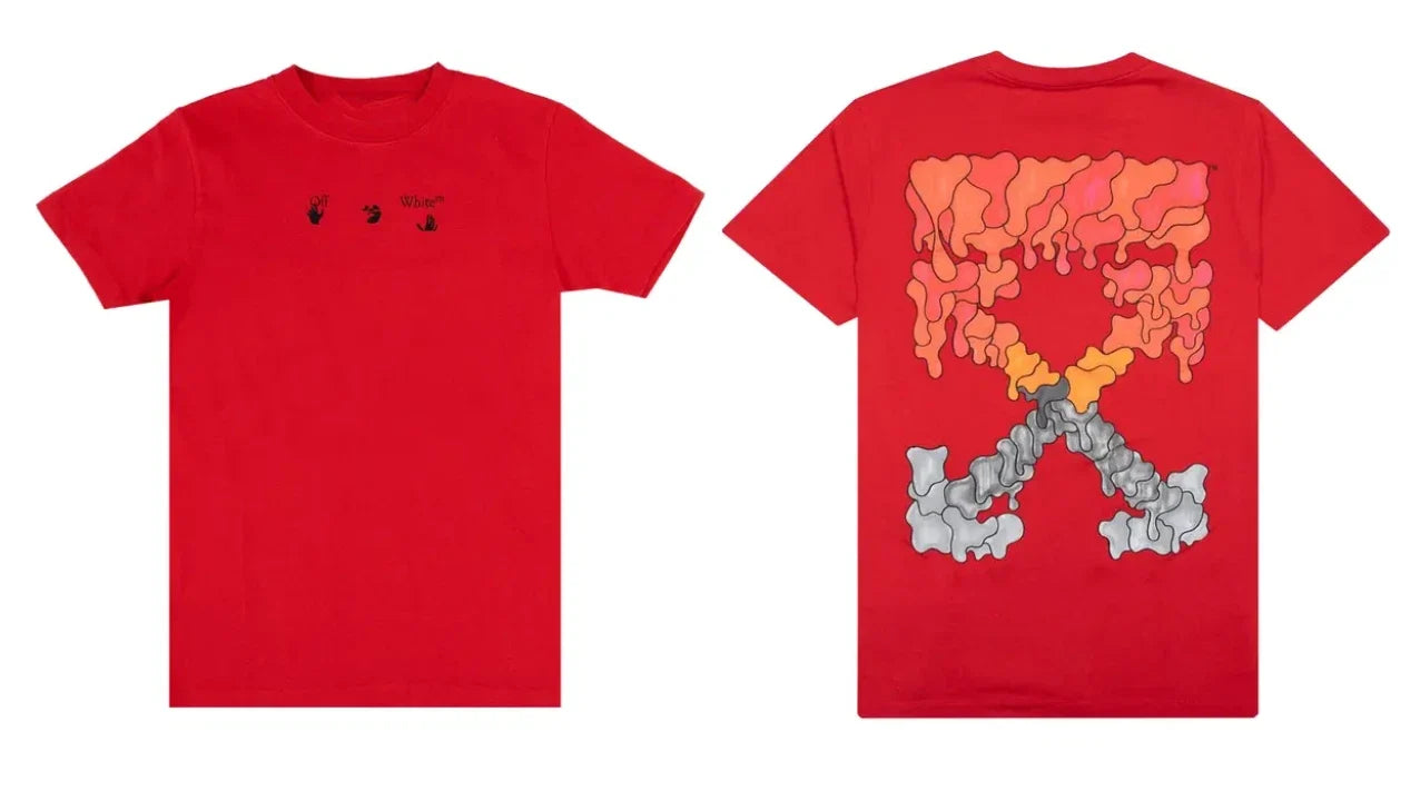 Off-White Marker Reprint Slim Fit Samba Red - Adult & Kids T-Shirts, Sweatshirts & Hoodies apparel design preview 1