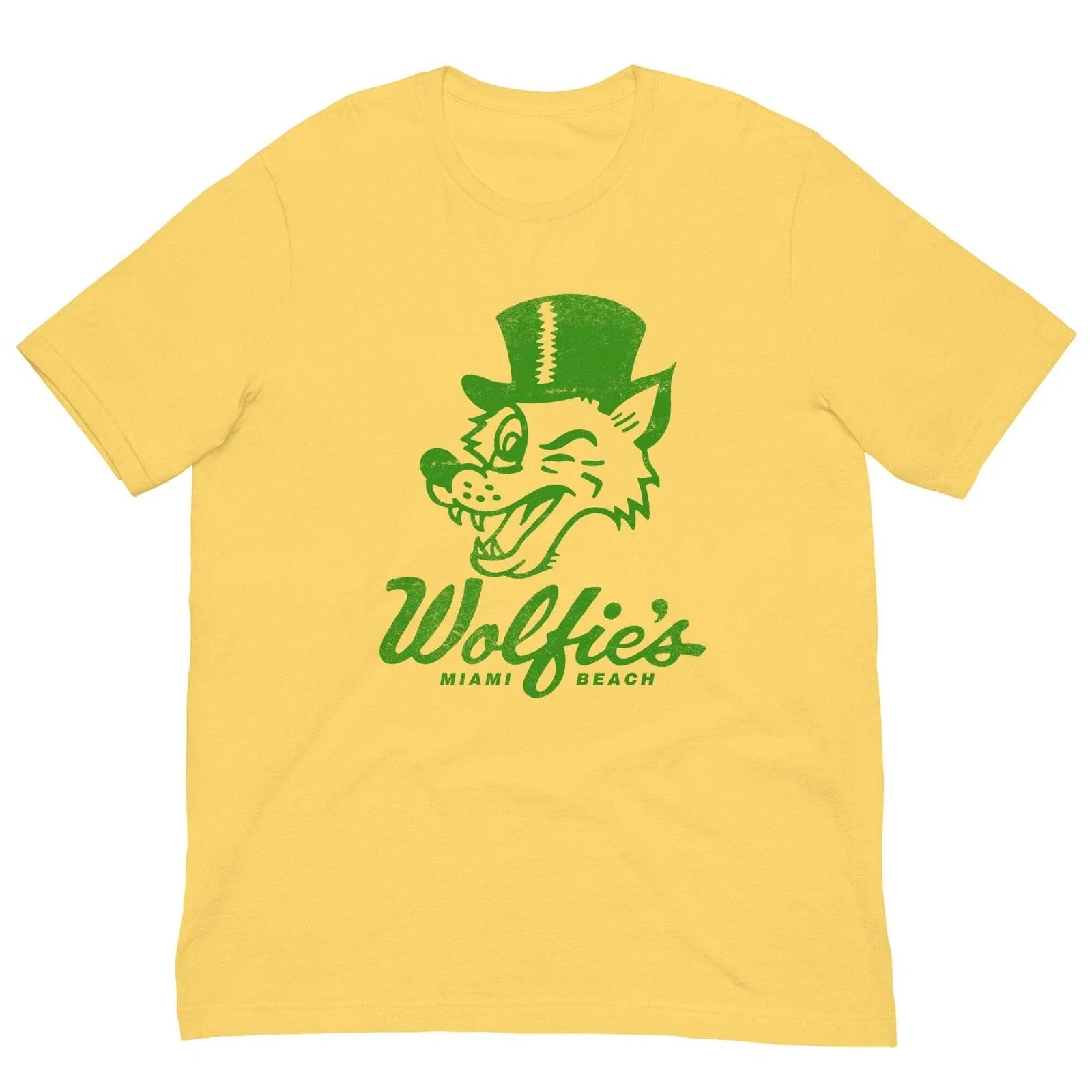 Vintage Retro Wolfie's Miami Beach Diner Graphic For - Adult & Kids T-Shirts, Sweatshirts & Hoodies apparel design preview 1