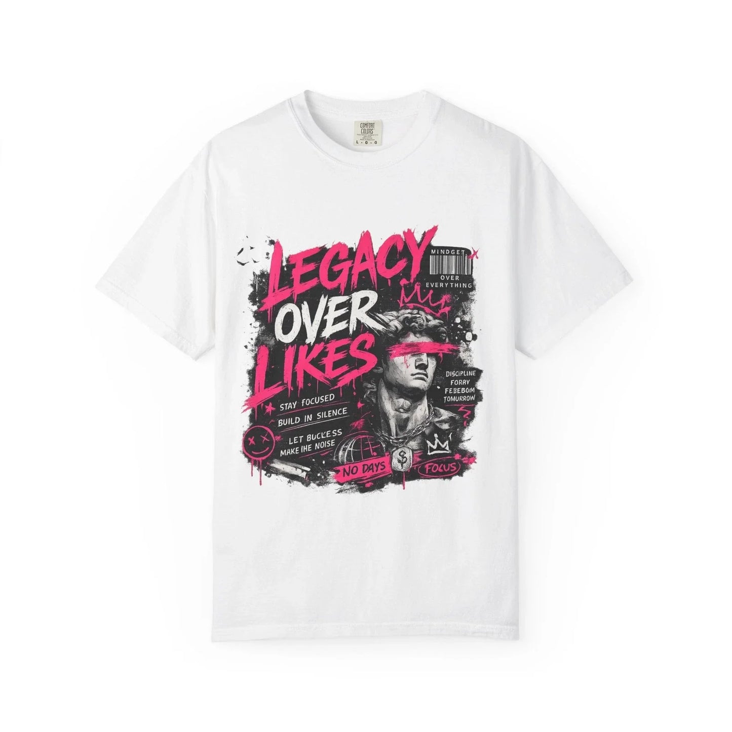 Legacy Over Likes Graphic Streetwear Bold Pink - Adult & Kids T-Shirts, Sweatshirts & Hoodies apparel design preview 1