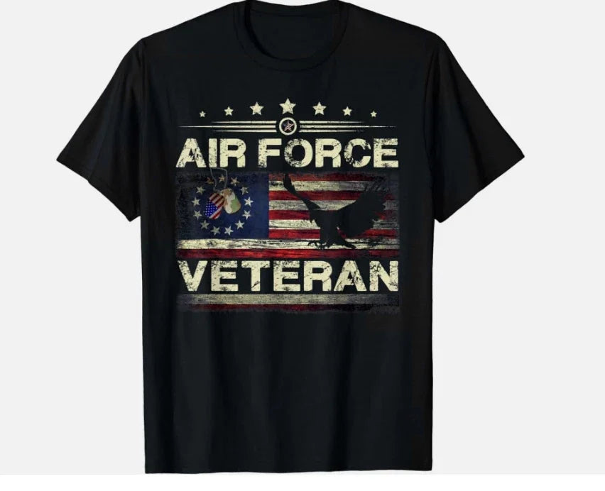 Veteran US Air Force American Betsy Ross Flag Gift - Adult & Kids T-Shirts, Sweatshirts & Hoodies apparel design preview 1