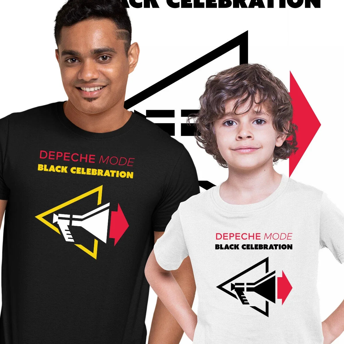Black Celebration Mode Band Music for True Fans - Adult & Kids T-Shirts, Sweatshirts & Hoodies apparel design preview 1