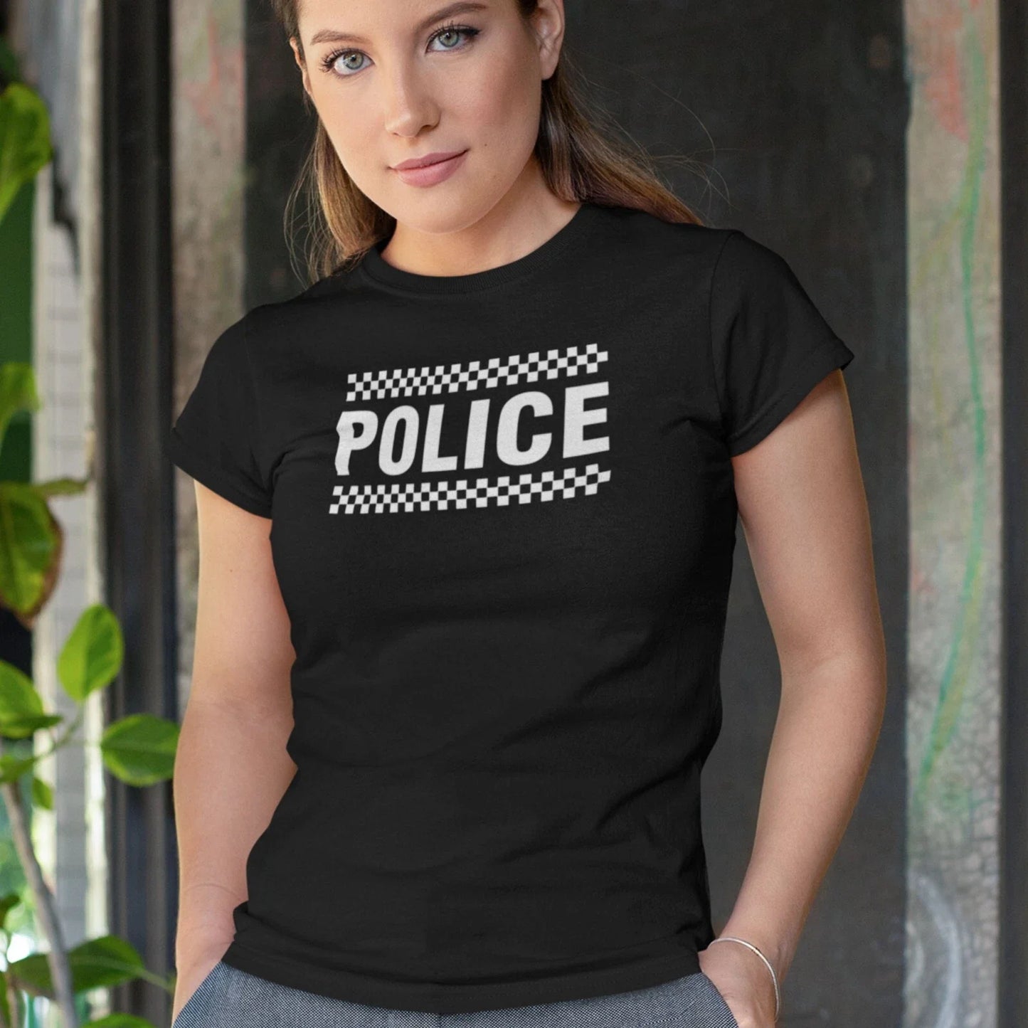 POLICE Men Women Fancy Dress Pure Cotton Short Sleeve - Adult & Kids T-Shirts, Sweatshirts & Hoodies apparel design preview 1