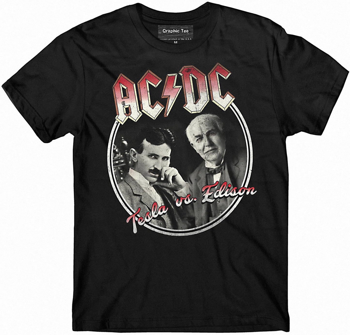 Nikola Tesla Edison Free Energy - Adult & Kids T-Shirts, Sweatshirts & Hoodies apparel design preview 1