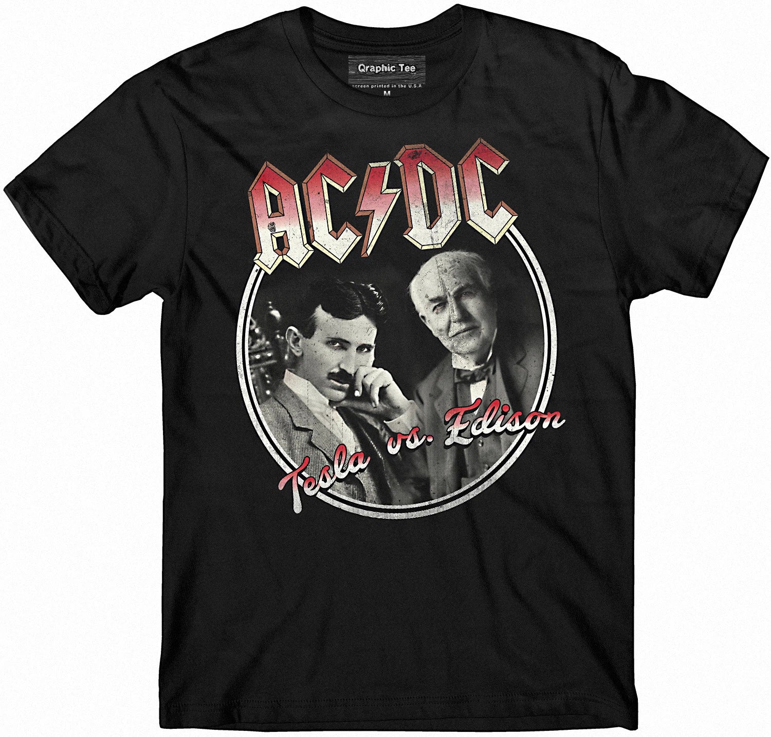 Nikola Tesla Edison Free Energy - Adult & Kids T-Shirts, Sweatshirts & Hoodies apparel design preview 1