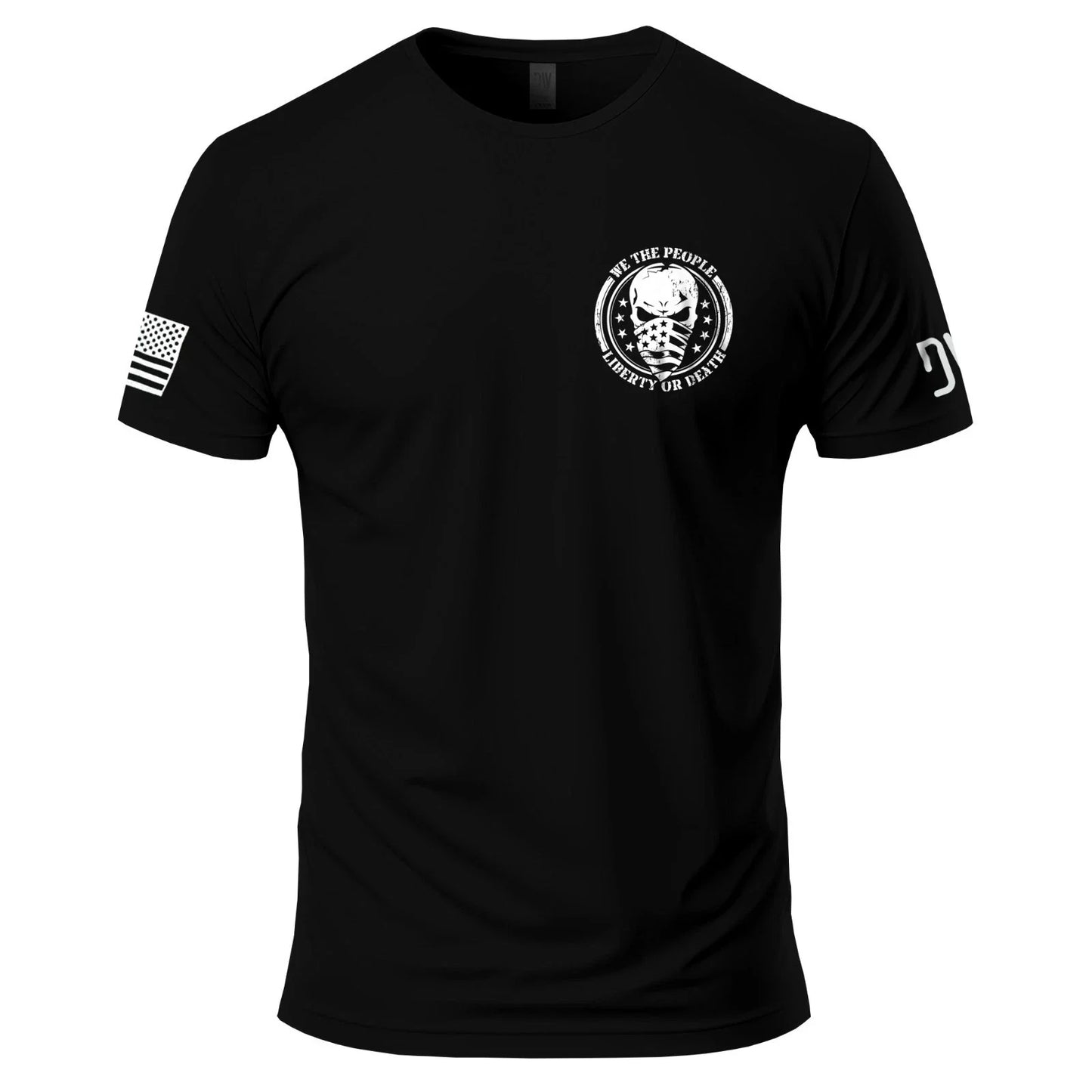 We The People Skull American Flag Patriotic Graphic - Adult & Kids T-Shirts, Sweatshirts & Hoodies apparel design preview 1
