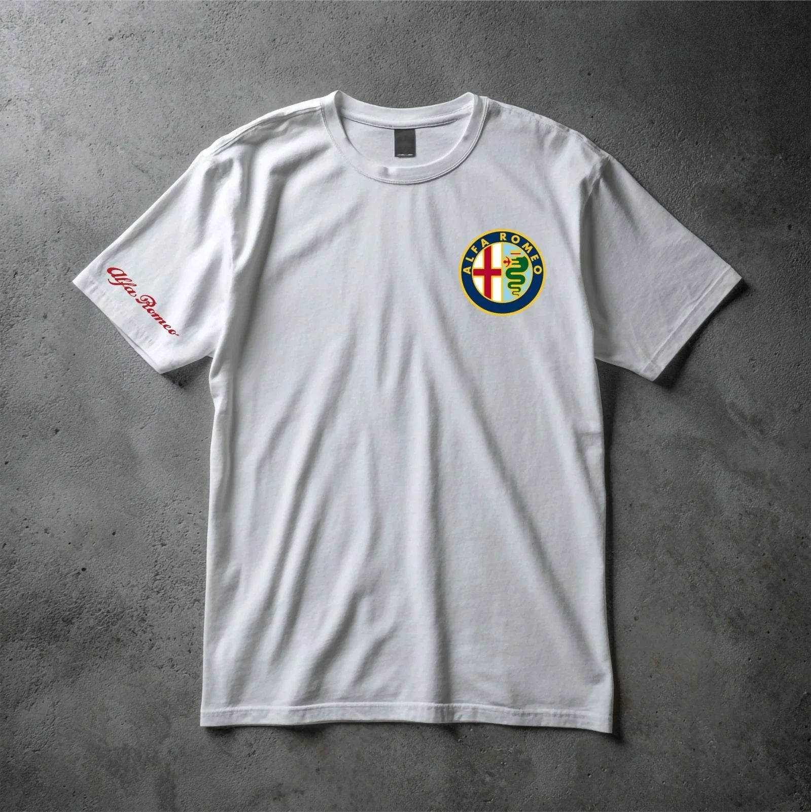 Alfa Romeo Inspired Italian Car Motorsport Style - Adult & Kids T-Shirts, Sweatshirts & Hoodies apparel design preview 1